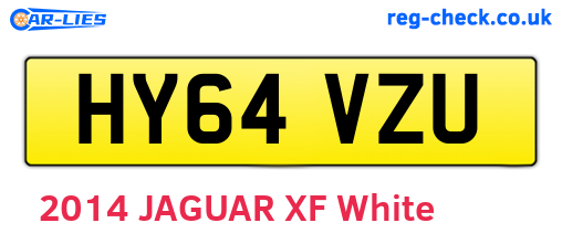 HY64VZU are the vehicle registration plates.
