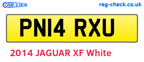 PN14RXU are the vehicle registration plates.