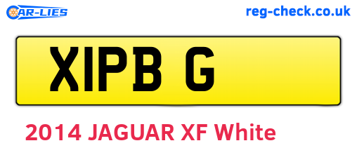 X1PBG are the vehicle registration plates.