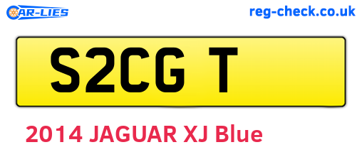 S2CGT are the vehicle registration plates.