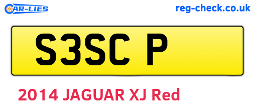 S3SCP are the vehicle registration plates.