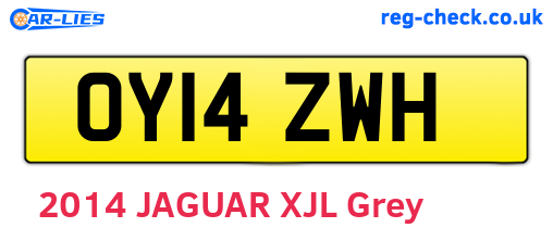 OY14ZWH are the vehicle registration plates.