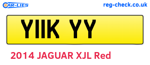 Y11KYY are the vehicle registration plates.