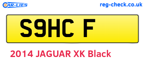S9HCF are the vehicle registration plates.