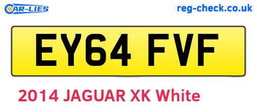 EY64FVF are the vehicle registration plates.