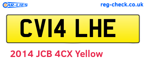 CV14LHE are the vehicle registration plates.