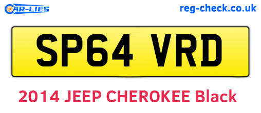 SP64VRD are the vehicle registration plates.