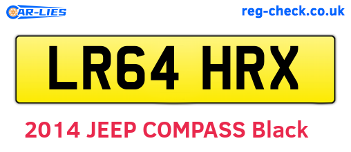 LR64HRX are the vehicle registration plates.
