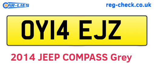 OY14EJZ are the vehicle registration plates.