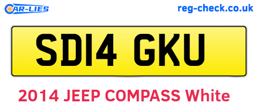 SD14GKU are the vehicle registration plates.