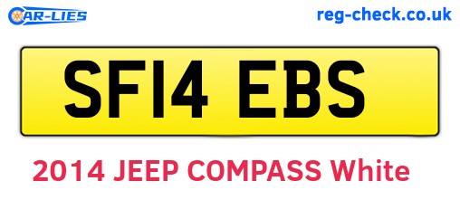 SF14EBS are the vehicle registration plates.