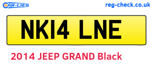 NK14LNE are the vehicle registration plates.