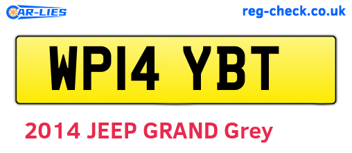 WP14YBT are the vehicle registration plates.