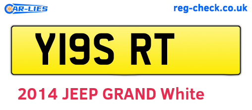 Y19SRT are the vehicle registration plates.