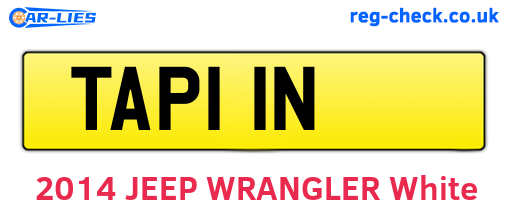 TAP11N are the vehicle registration plates.