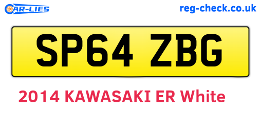 SP64ZBG are the vehicle registration plates.