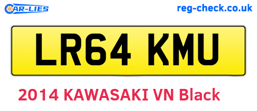 LR64KMU are the vehicle registration plates.