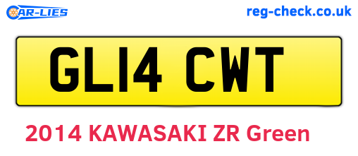 GL14CWT are the vehicle registration plates.