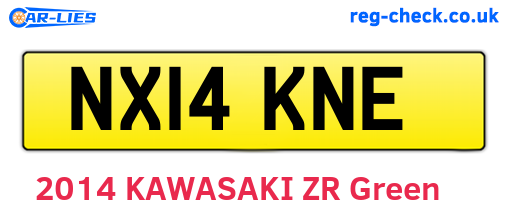 NX14KNE are the vehicle registration plates.