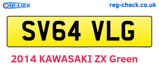 SV64VLG are the vehicle registration plates.