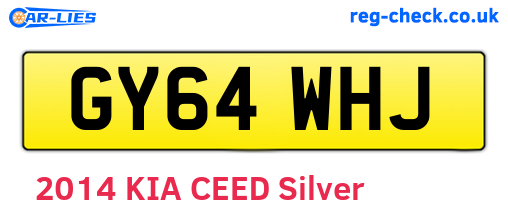 GY64WHJ are the vehicle registration plates.