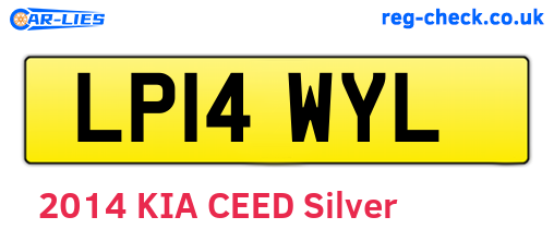 LP14WYL are the vehicle registration plates.