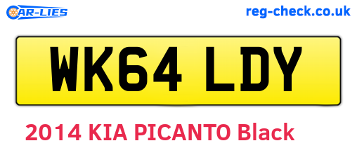 WK64LDY are the vehicle registration plates.