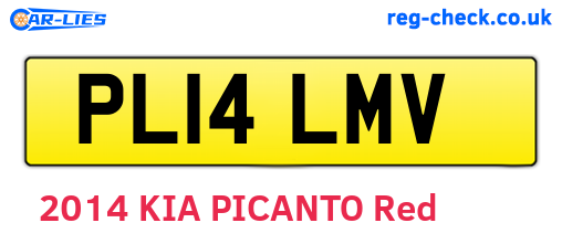 PL14LMV are the vehicle registration plates.