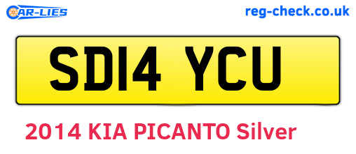 SD14YCU are the vehicle registration plates.
