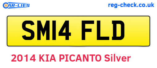 SM14FLD are the vehicle registration plates.