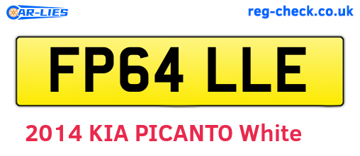 FP64LLE are the vehicle registration plates.