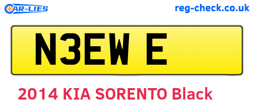 N3EWE are the vehicle registration plates.