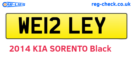 WE12LEY are the vehicle registration plates.