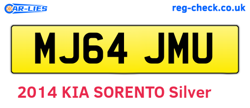 MJ64JMU are the vehicle registration plates.