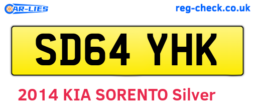 SD64YHK are the vehicle registration plates.