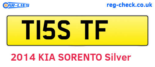 T15STF are the vehicle registration plates.