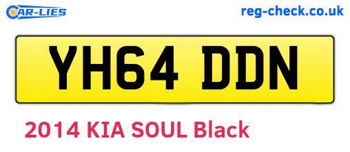 YH64DDN are the vehicle registration plates.