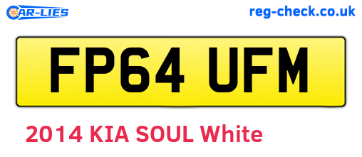FP64UFM are the vehicle registration plates.