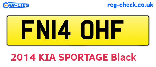 FN14OHF are the vehicle registration plates.