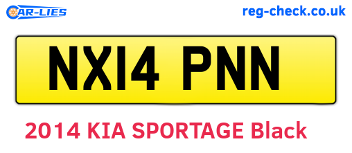 NX14PNN are the vehicle registration plates.