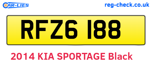 RFZ6188 are the vehicle registration plates.