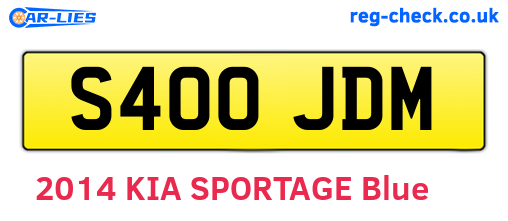 S400JDM are the vehicle registration plates.