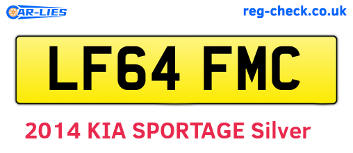 LF64FMC are the vehicle registration plates.