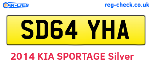 SD64YHA are the vehicle registration plates.