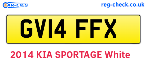 GV14FFX are the vehicle registration plates.