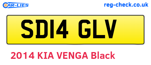 SD14GLV are the vehicle registration plates.