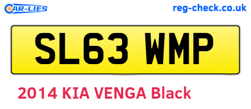 SL63WMP are the vehicle registration plates.