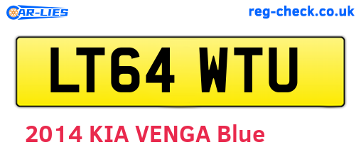 LT64WTU are the vehicle registration plates.