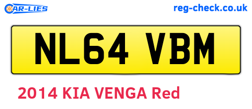 NL64VBM are the vehicle registration plates.