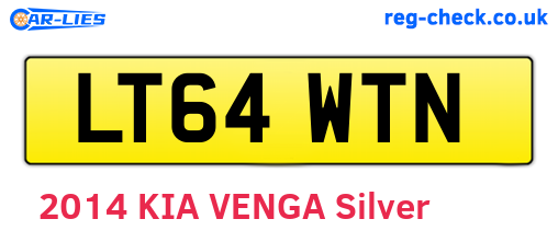 LT64WTN are the vehicle registration plates.
